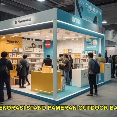 dekorasi stand pameran outdoor bali